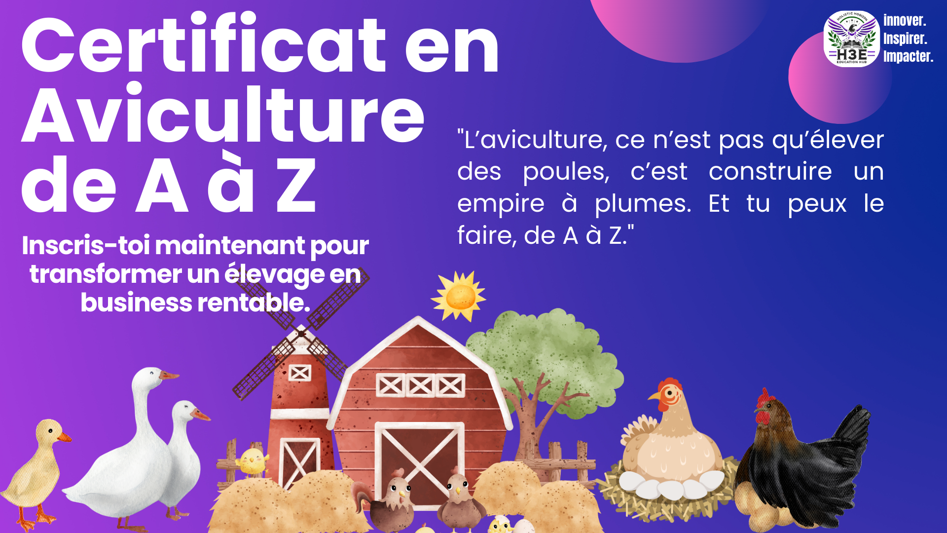  Aviculture de A à Z